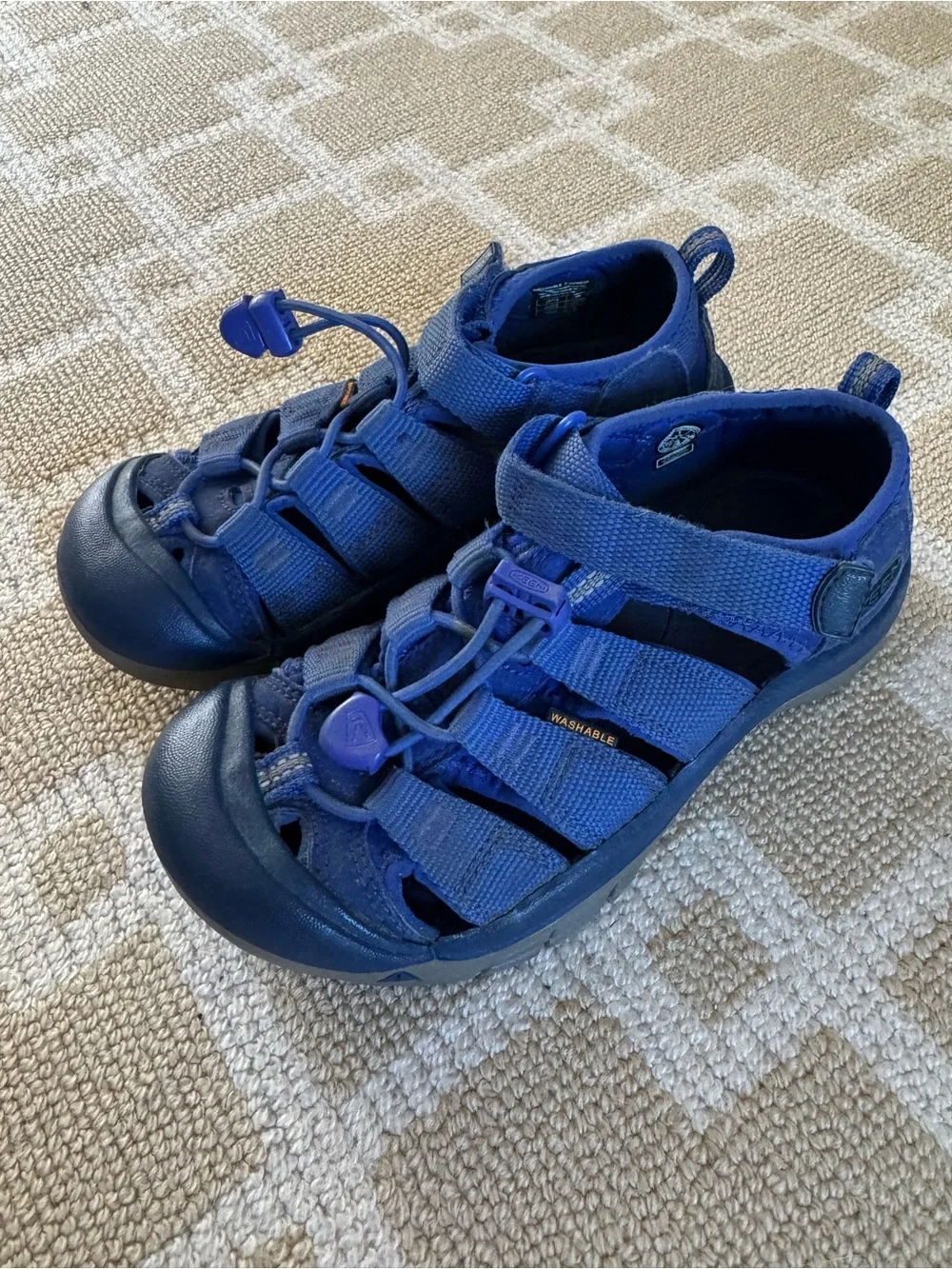 KEEN Newport H2 Kids Sport Sandals Blue Washable Water Shoes US 1